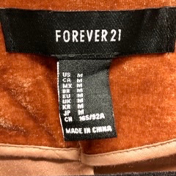 Velour Long Jacket, M, New - Picture 3 of 8